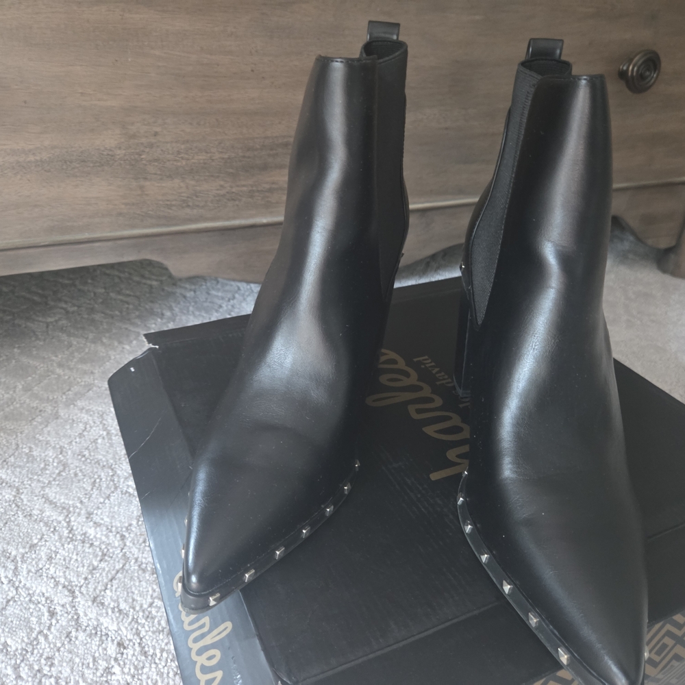 Black Ankle Boots - Picture 3 of 5